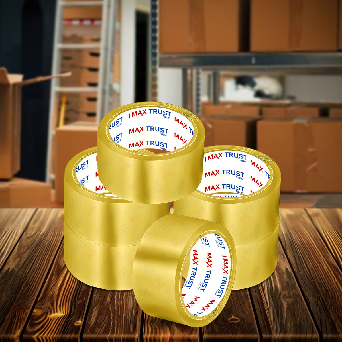 Heavy Duty Clear Packing Tape - 4.8cm x 50m