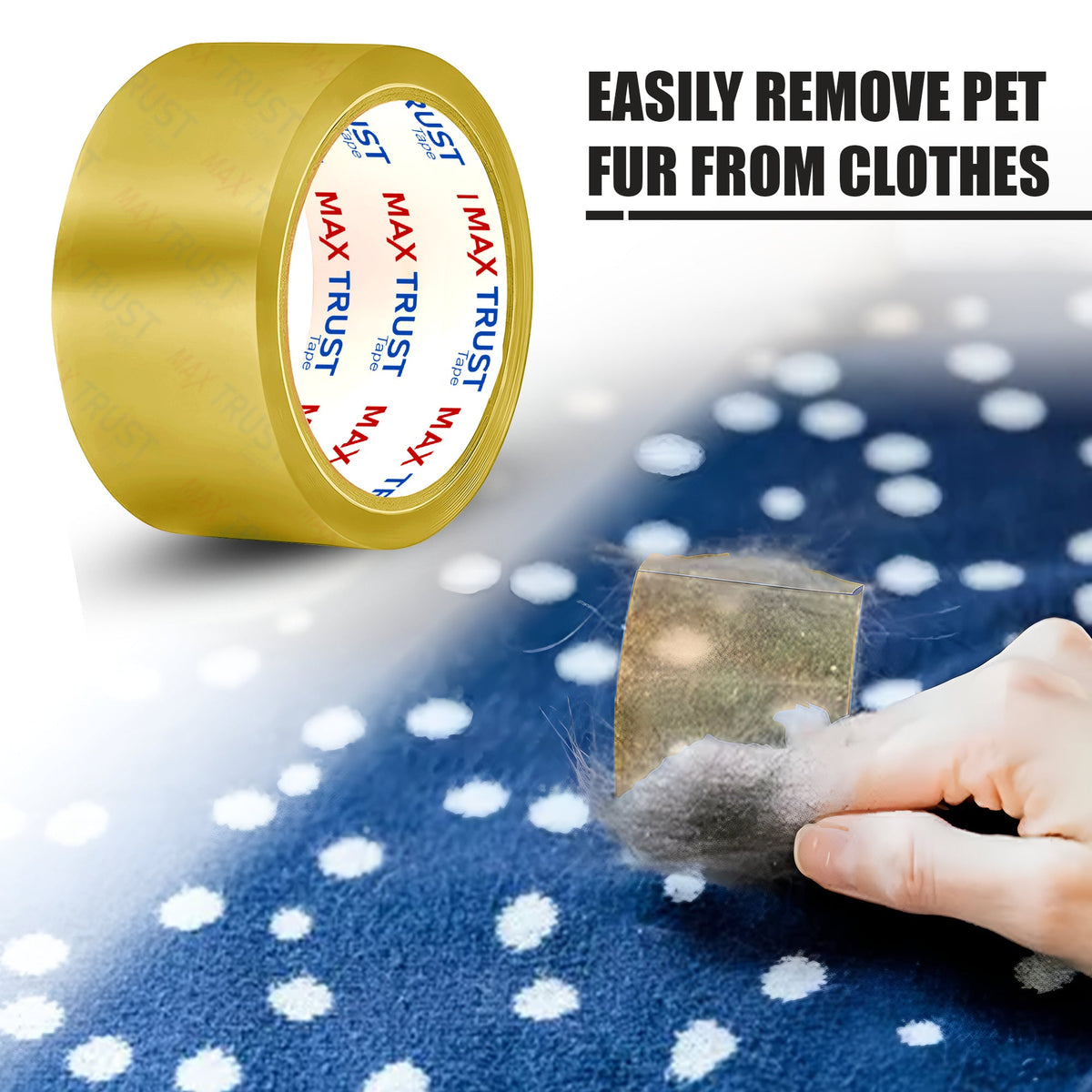 Heavy Duty Clear Packing Tape - 4.8cm x 50m