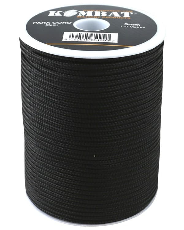 ParaCord 3mm on 100m Reel - 7 Colour Options