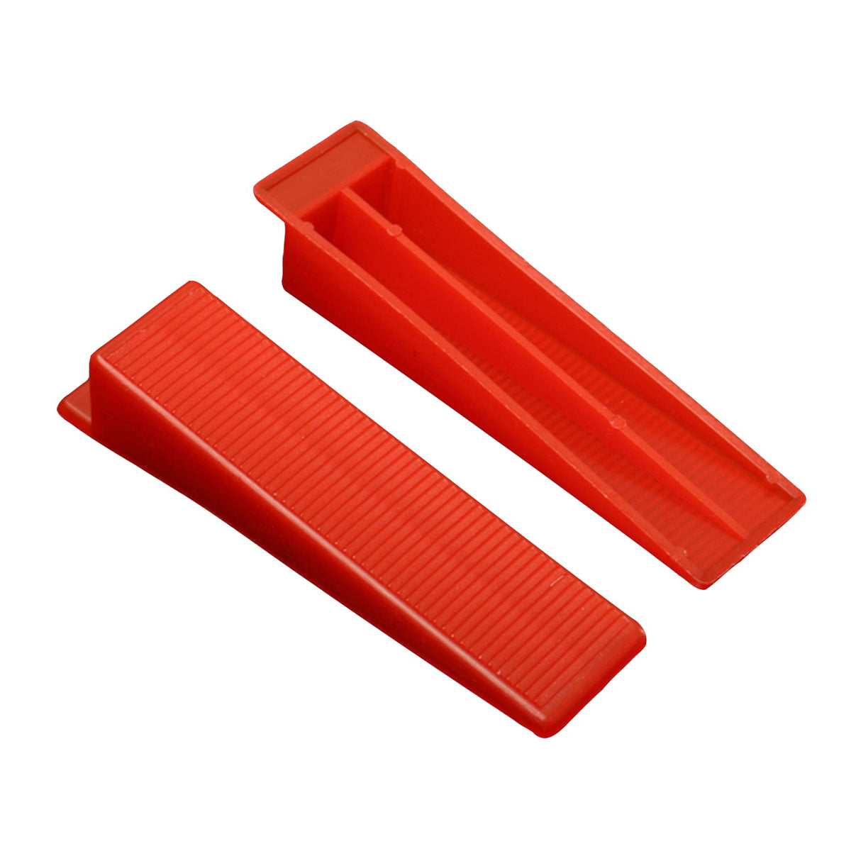 100x Tile Leveling Wedges Reusable PVC Spacers for Floor & Wall