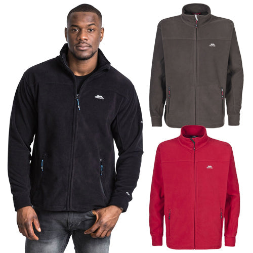 Mens Trespass Bernal Heavyweight Zip Fleece