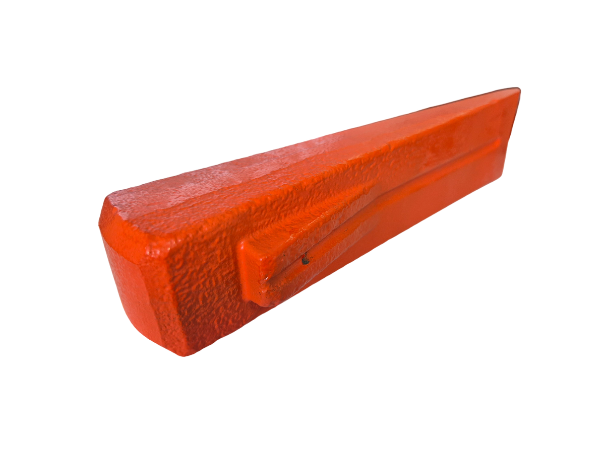 Red Spiked Steel Log Splitting Wedge - 2.3kg
