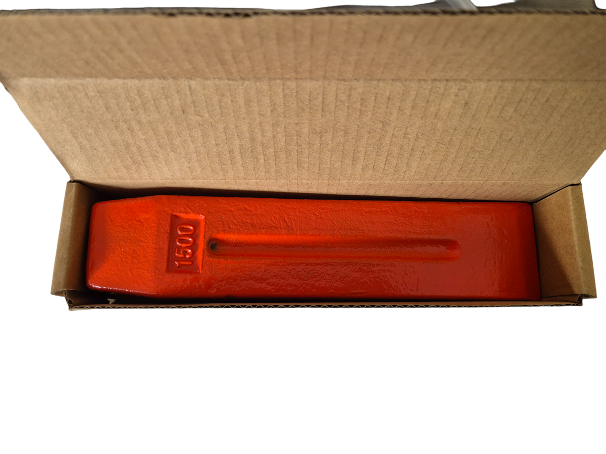 Red Steel Log Splitting Wedge - 1.5kg