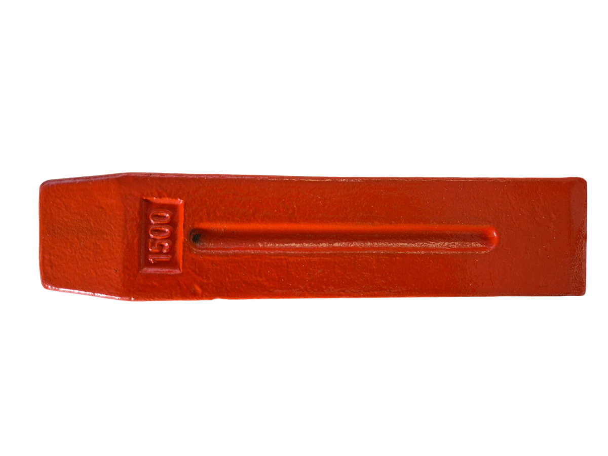 Red Steel Log Splitting Wedge - 1.5kg