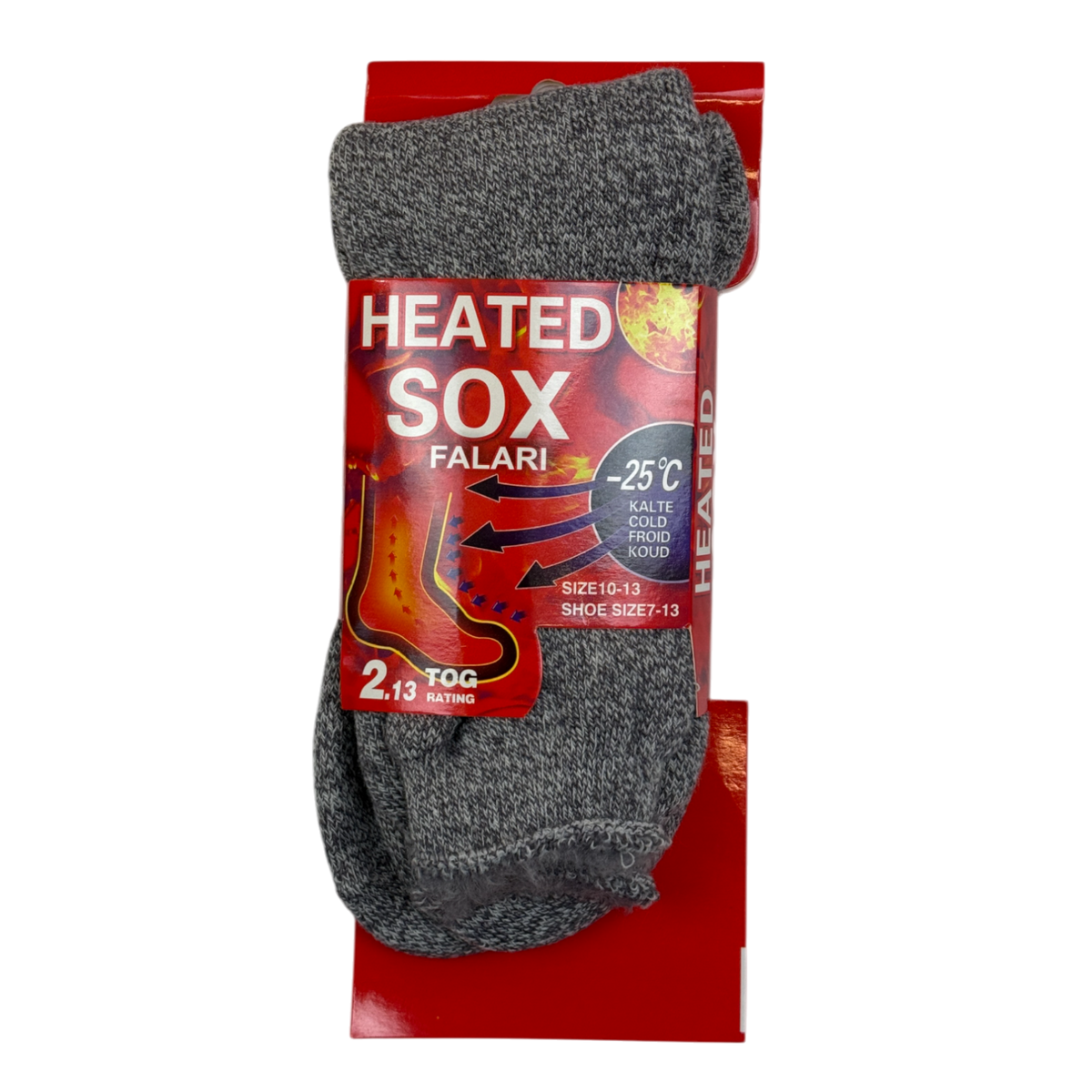 Mens Heated Thermal Socks - Pack of 3