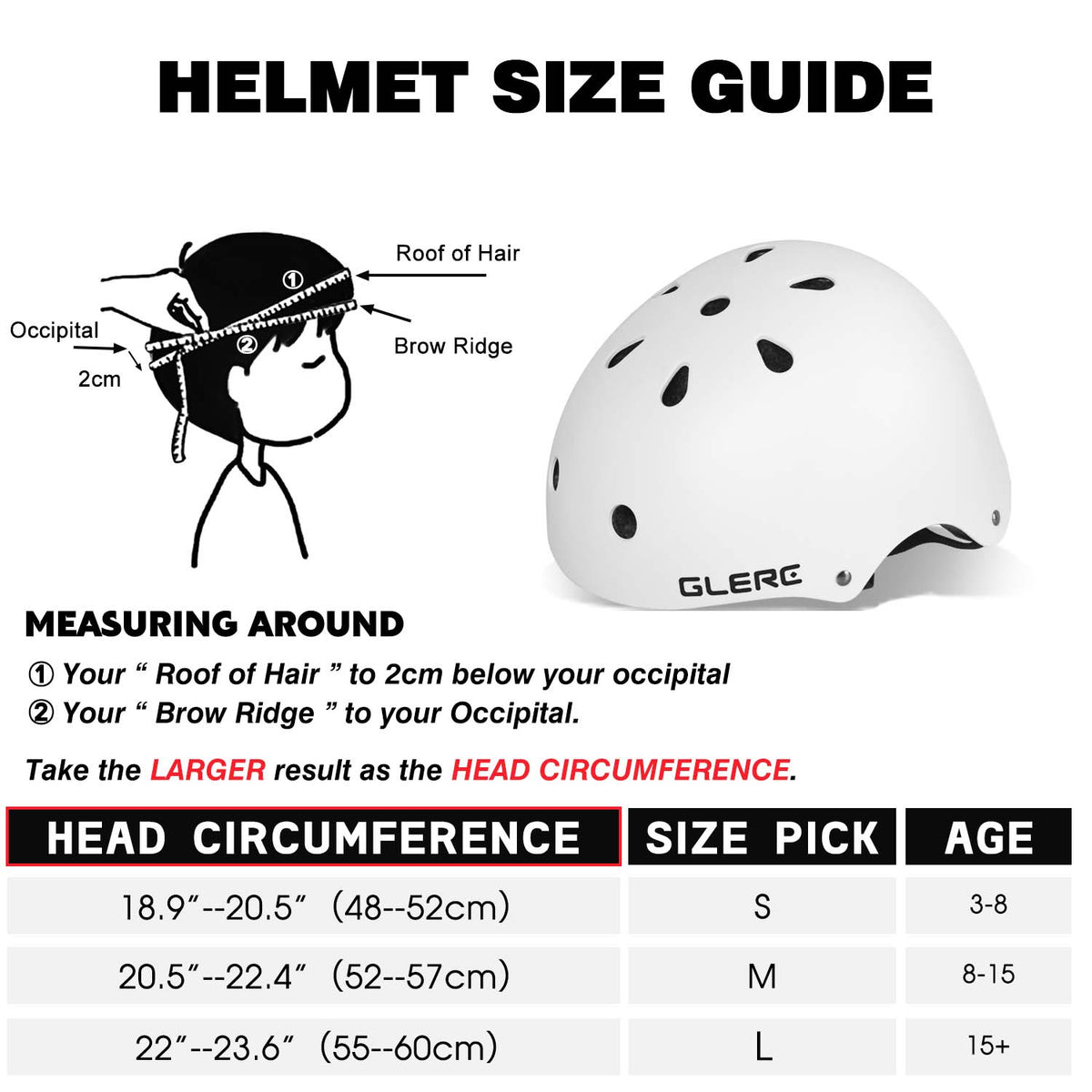 Glerc Kids Bike Helmet - 7 Colour Options