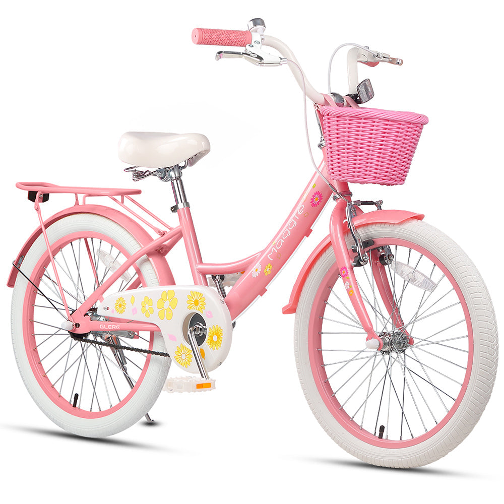Glerc 20 Inch Kids Bike (with rear rack) - 5 Colour Options