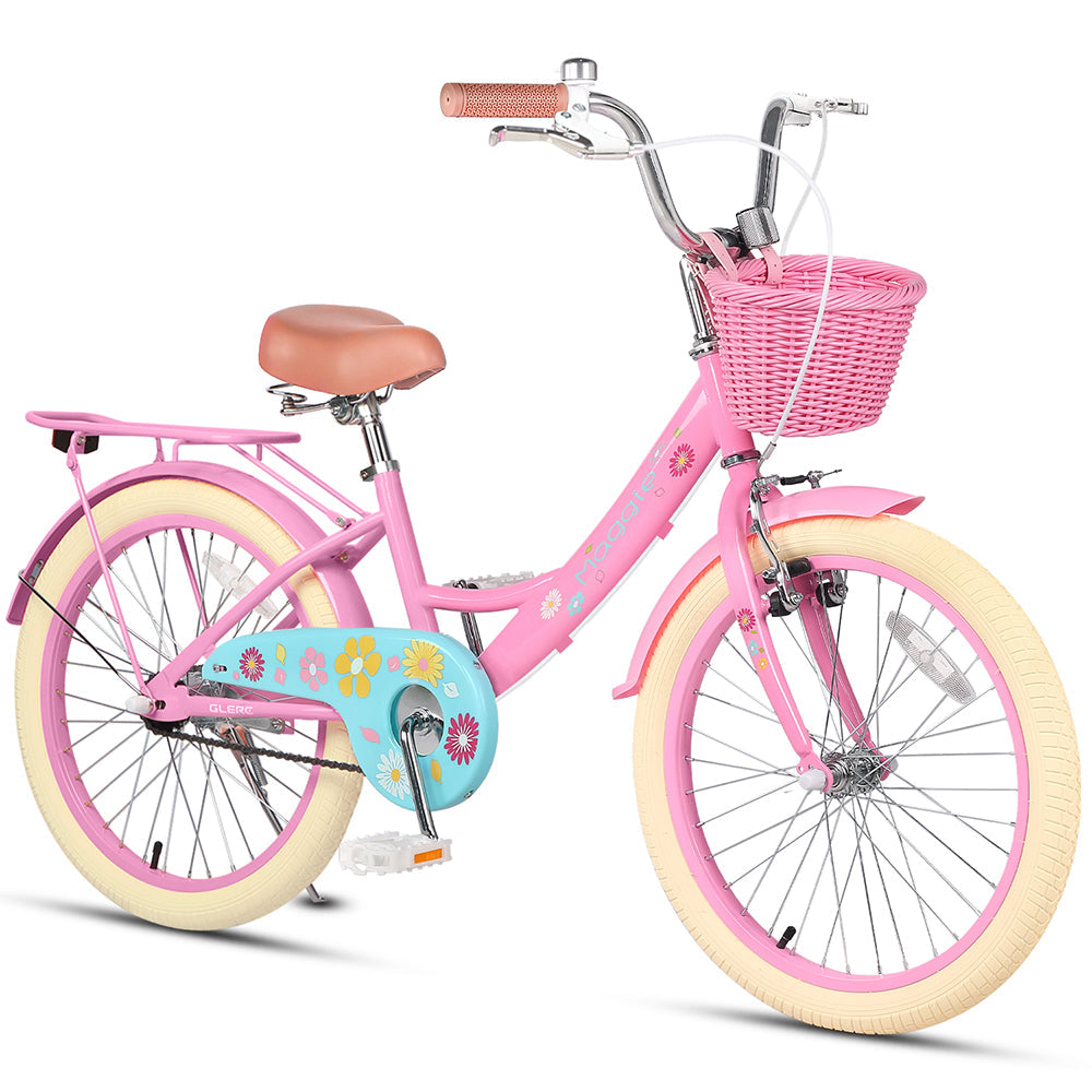 Glerc 20 Inch Kids Bike (with rear rack) - 5 Colour Options