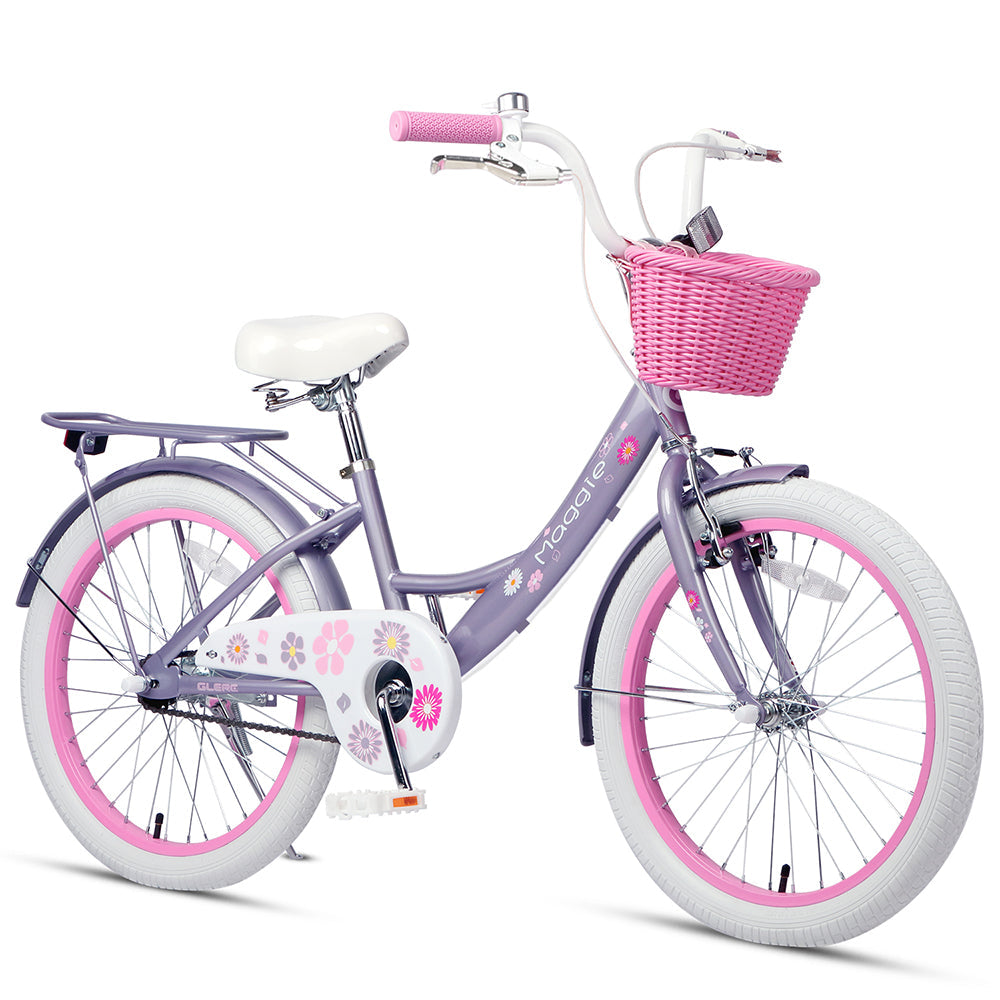 Glerc 20 Inch Kids Bike (with rear rack) - 5 Colour Options