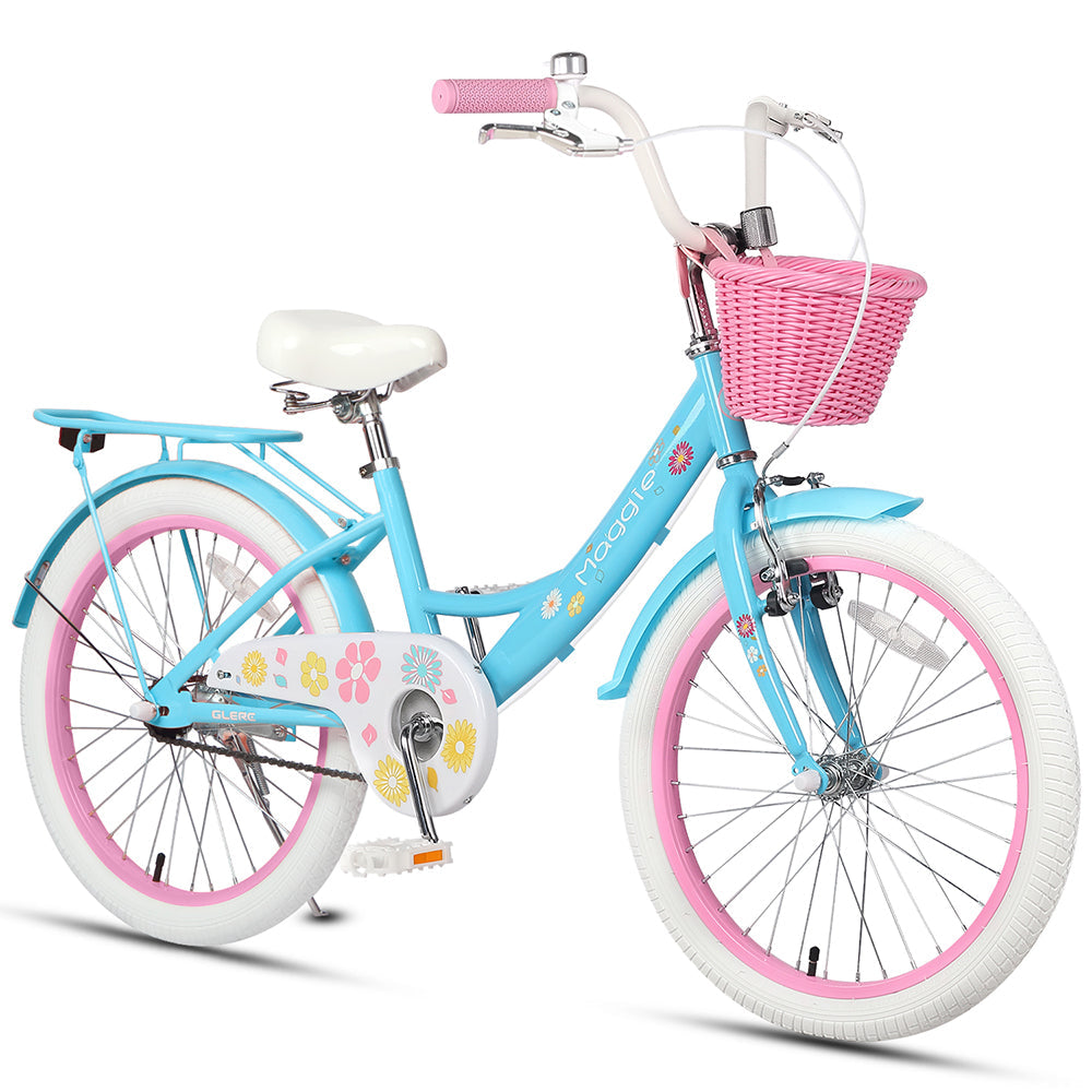 Glerc 20 Inch Kids Bike (with rear rack) - 5 Colour Options