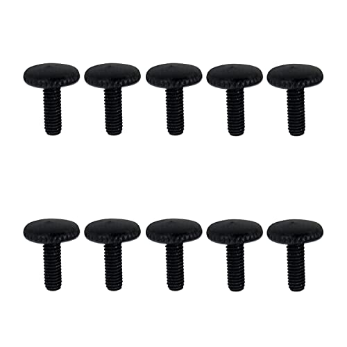 10x Knurled Thumb Screws Fully Threaded Fasteners - 5 Colour Options
