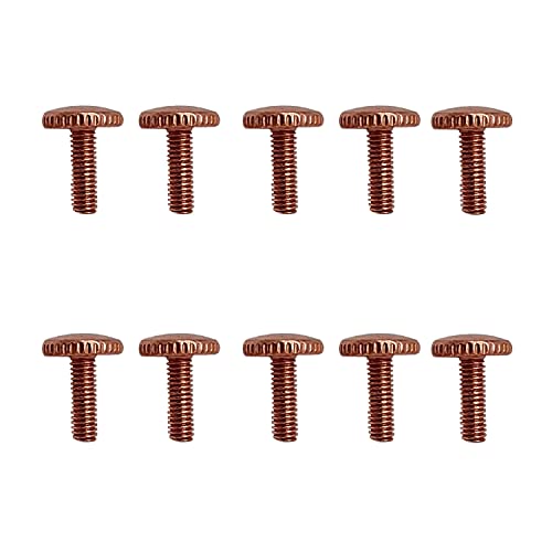 10x Knurled Thumb Screws Fully Threaded Fasteners - 5 Colour Options