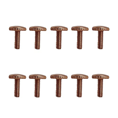10x Knurled Thumb Screws Fully Threaded Fasteners - 5 Colour Options