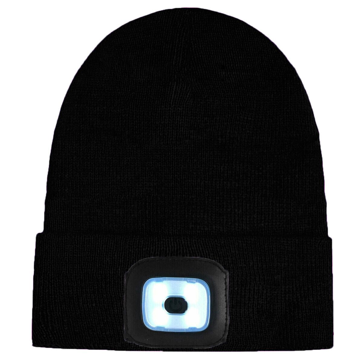 Kids Unisex Winter Beanie Hat with Removable LED Lights