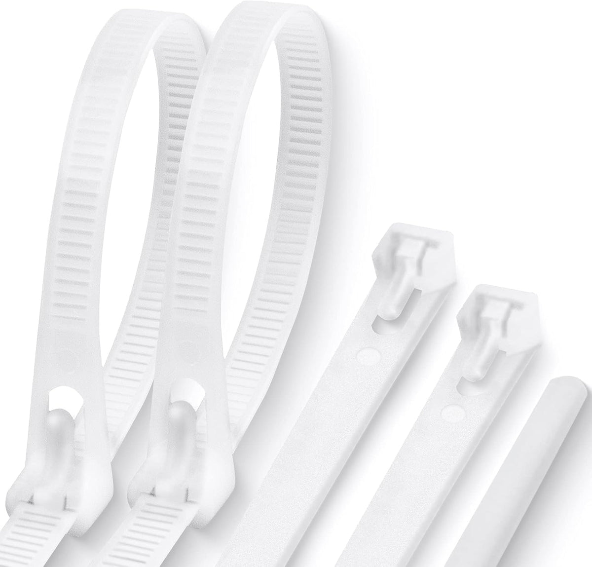 100 x Reusable Cable Ties Heavy Duty 250mm X 4.8mm