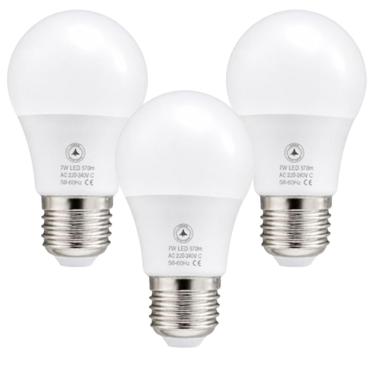E27 A60 GLS 7w Bulb 560 Lumens Non Dimmable