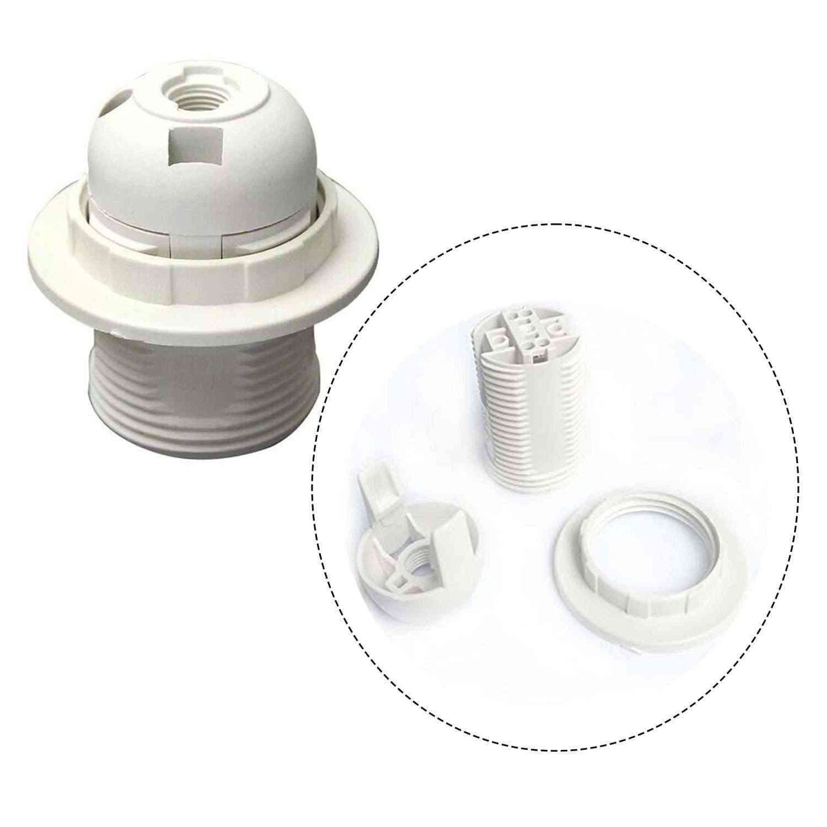 Screw E27 Light Bulb Lamp Holder Base Pendant Socket