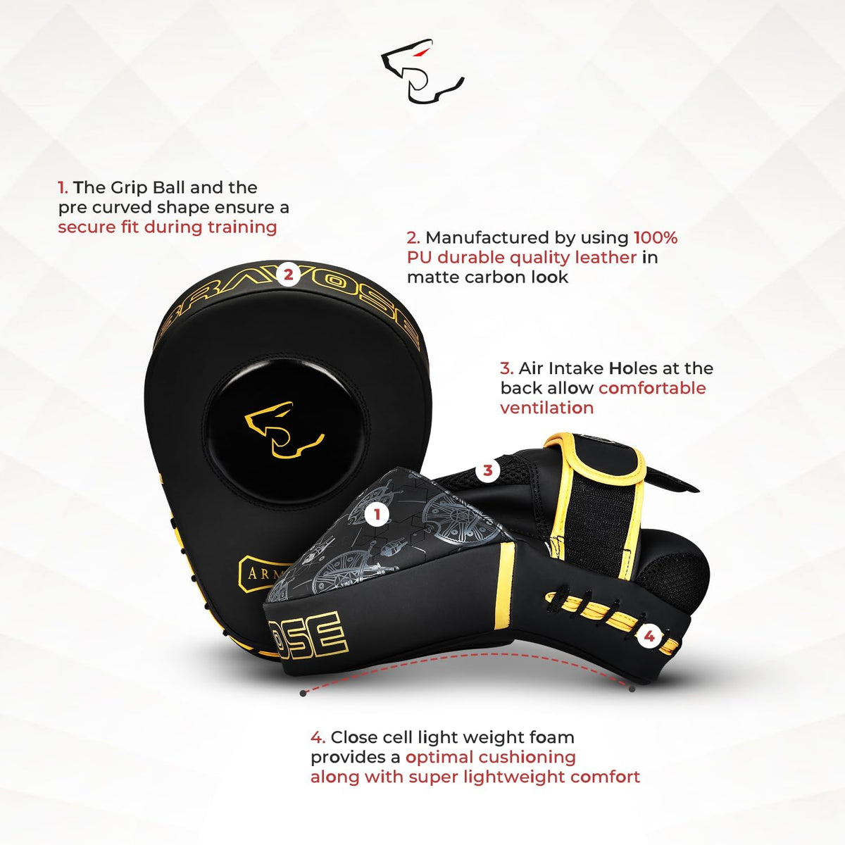 Boxing MMA Armour 2.0 Focus Mitt