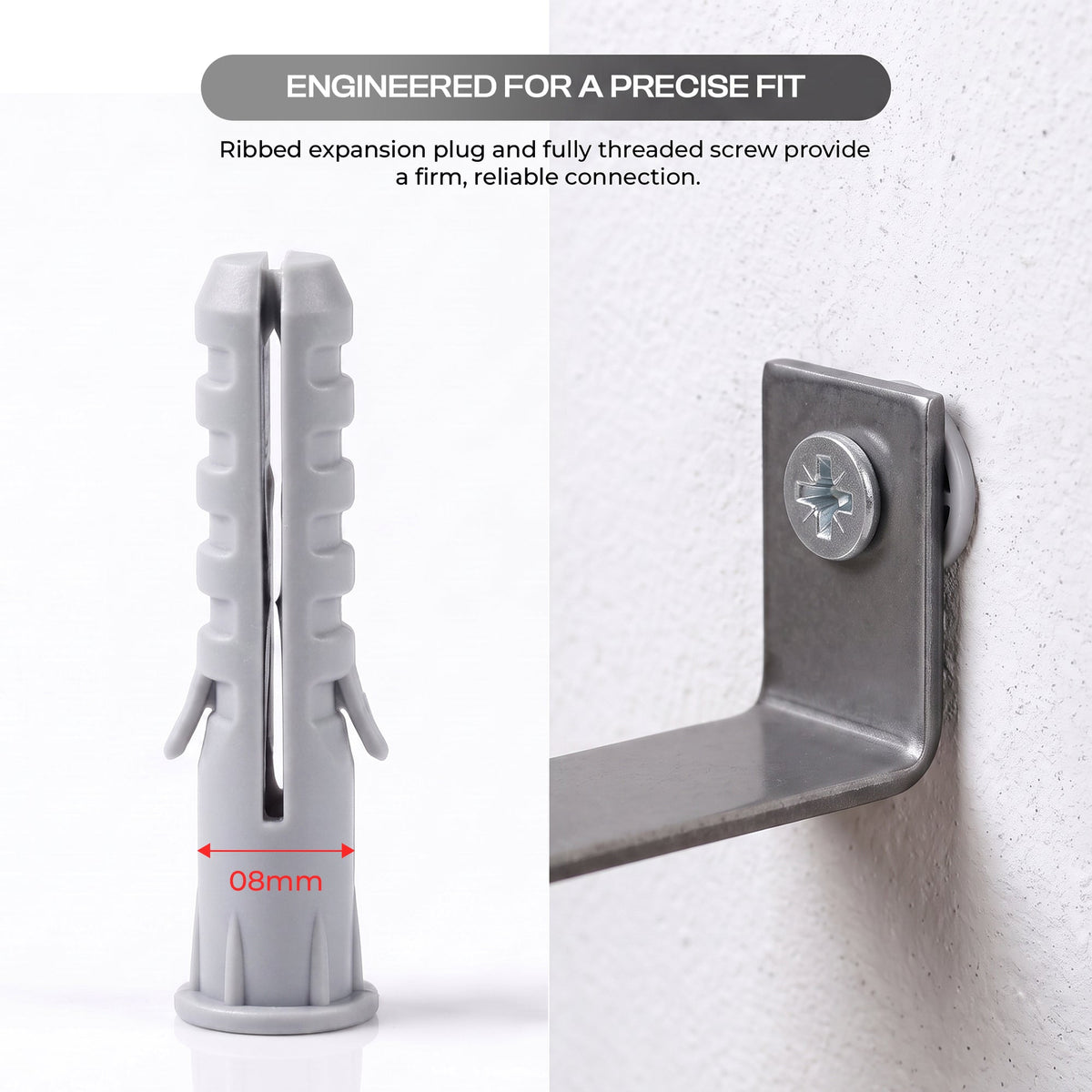 Wall Anchors and Screws Set