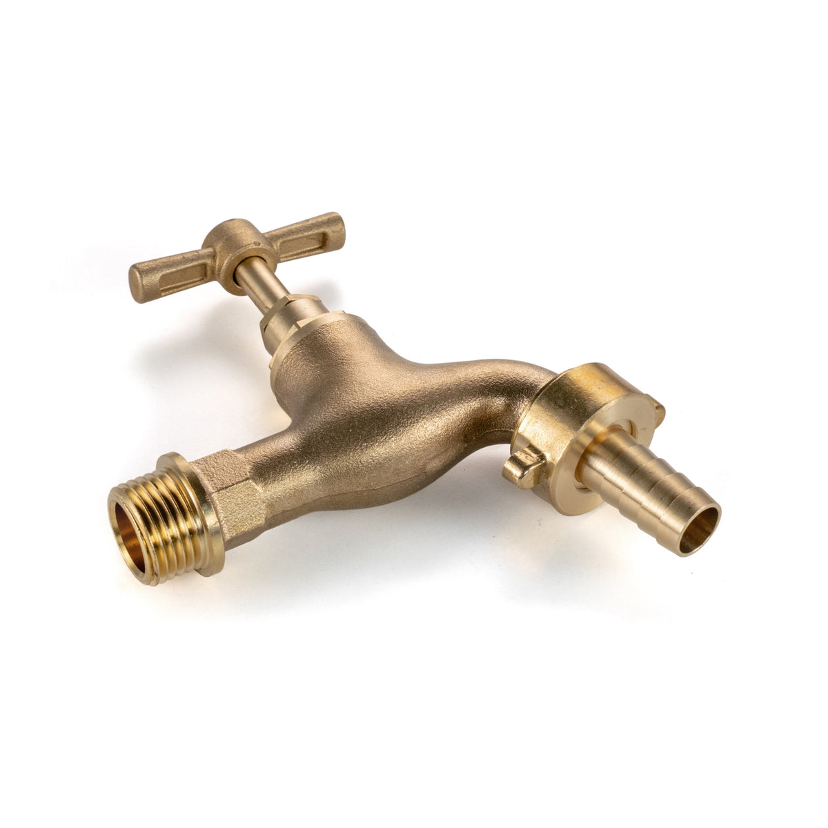 Brass Barbed Single Turn Bib Tap - 3/4" BSP