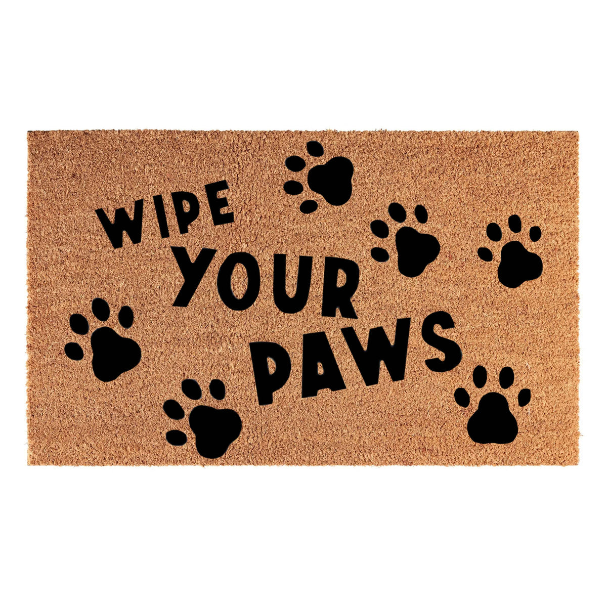 Doormat 60cm x 40cm - 'Wipe Your Paws'