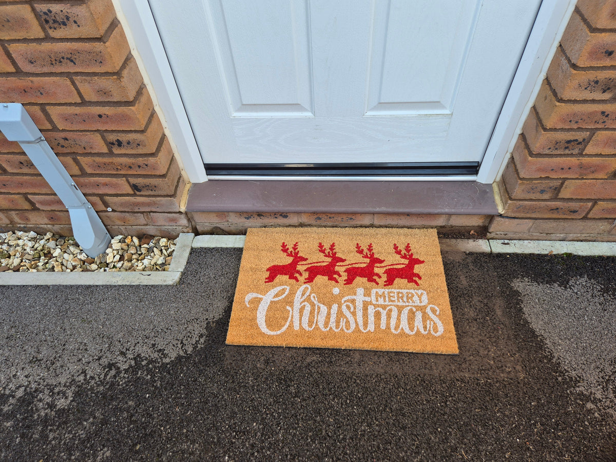 Doormat 60cm x 40cm - 'Merry Christmas'