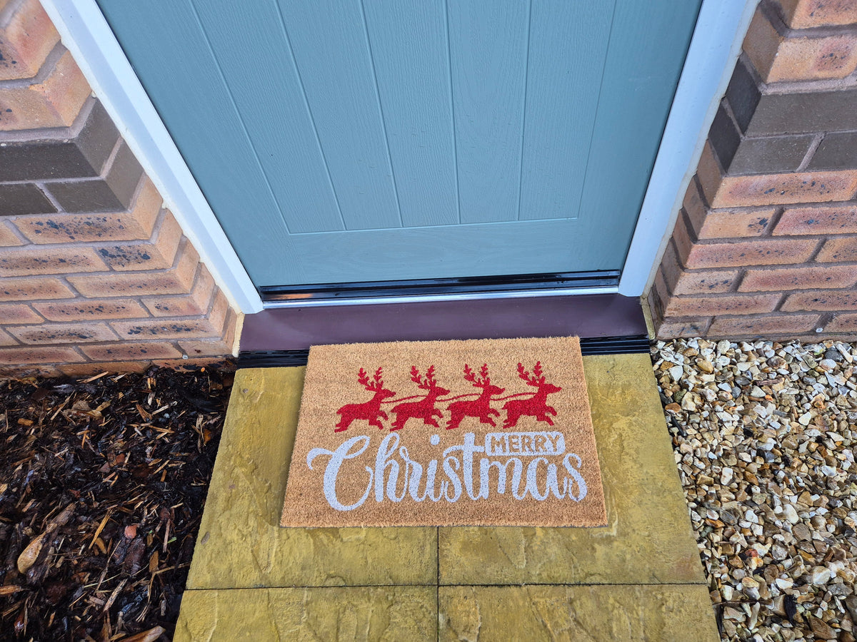Doormat 60cm x 40cm - 'Merry Christmas'
