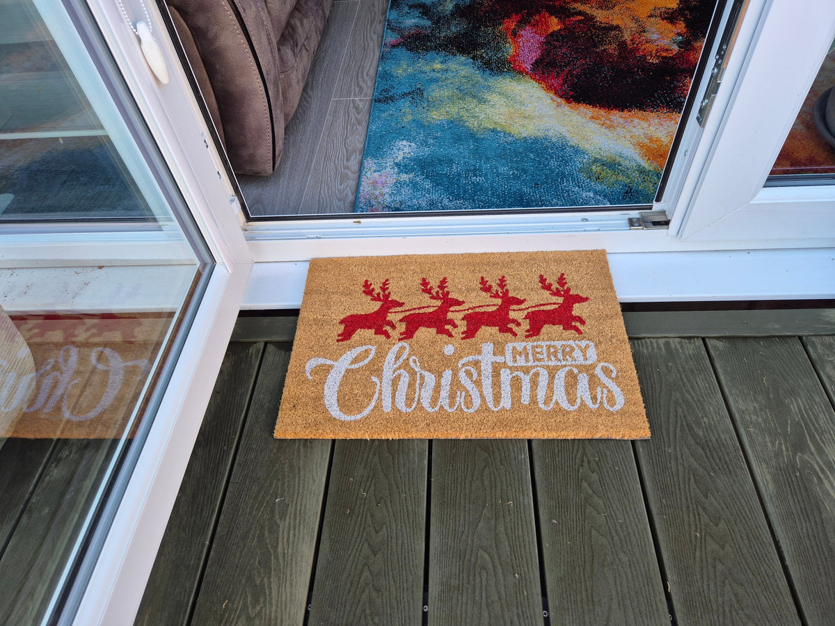 Doormat 60cm x 40cm - 'Merry Christmas'
