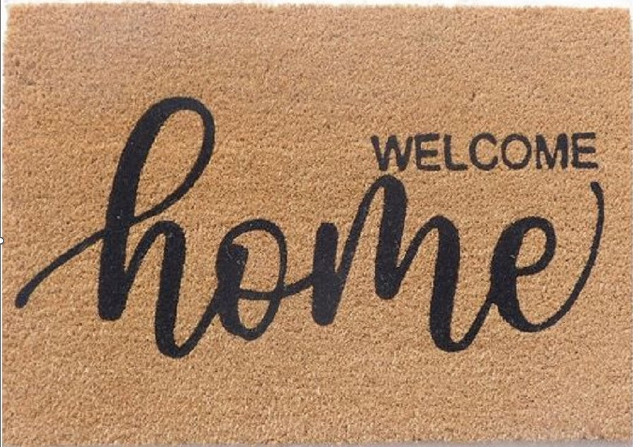 Doormat, 60cm x 40cm - 'Welcome Home'