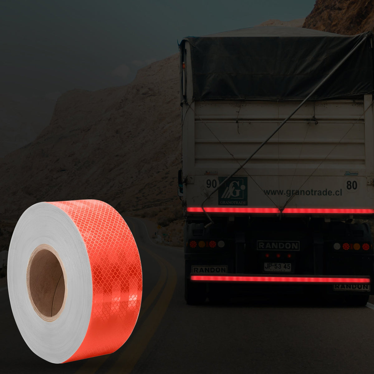 Waterproof Reflective Safety Tape Floor Marking Self-Adhesive Roll