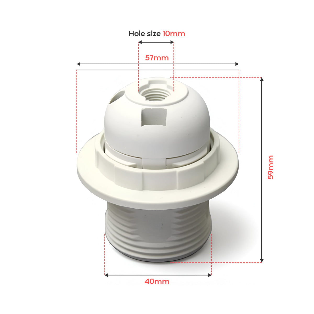 Screw E27 Light Bulb Lamp Holder Base Pendant Socket