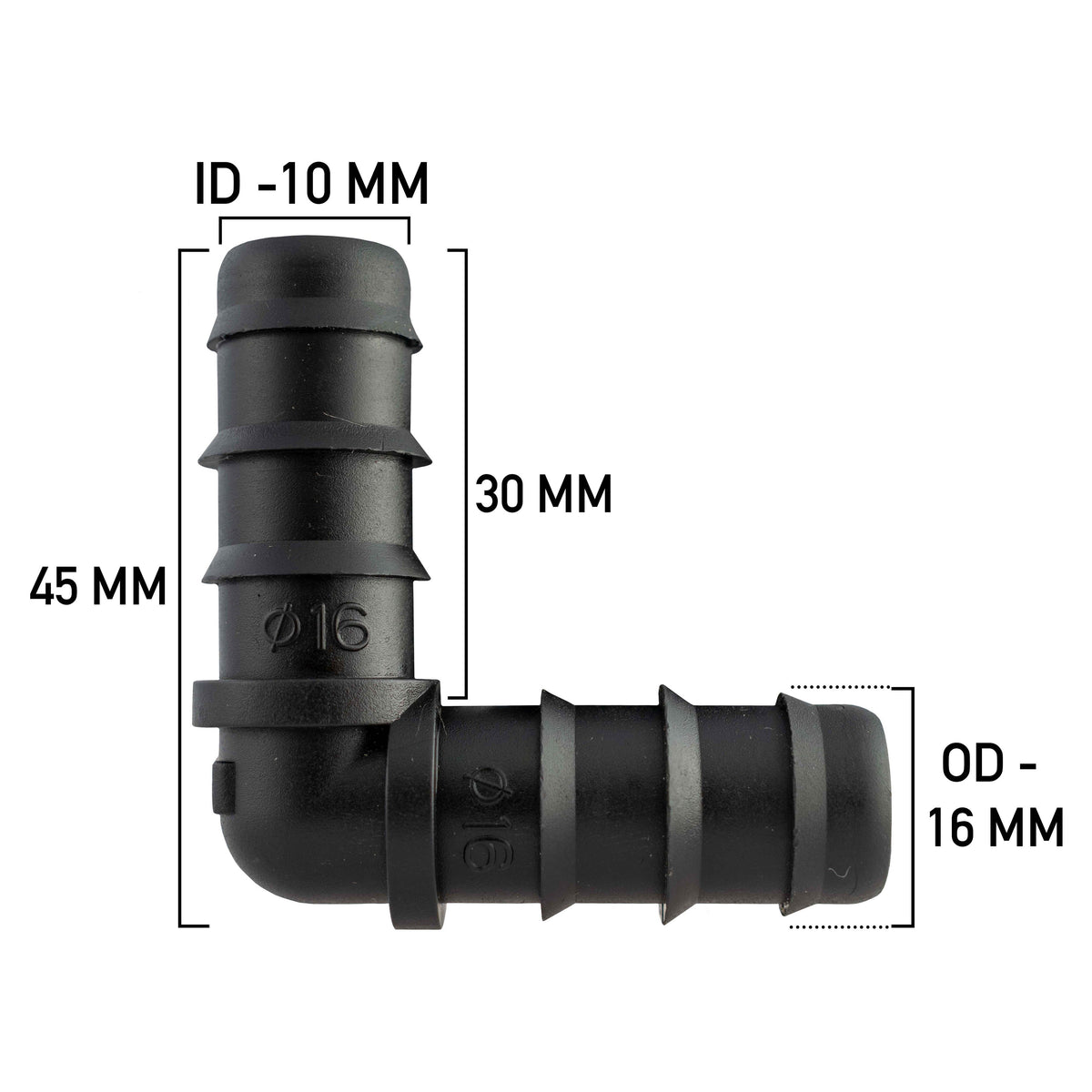 1/2" Irrigation Pipe Elbows