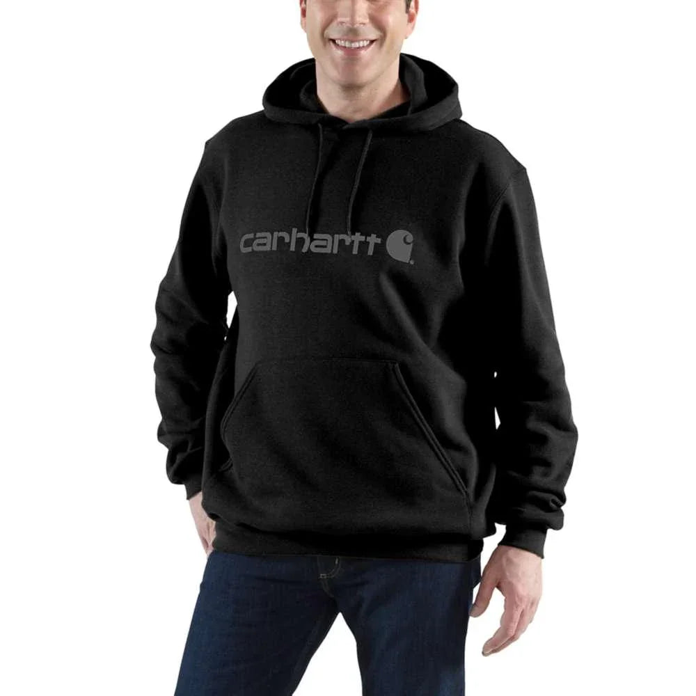 Carhartt 100074 Loose Fit Mid-Weight Logo Graphic Hoodie