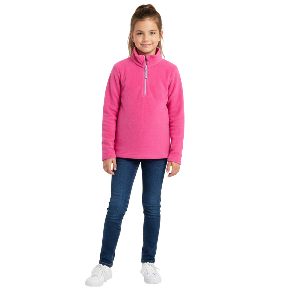 Kids Unisex Fleece Top – 1/4 Zip - 9 Colour Options