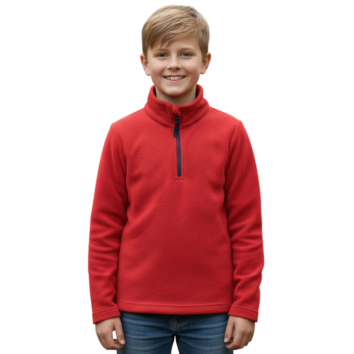 Kids Unisex Fleece Top – 1/4 Zip - 9 Colour Options