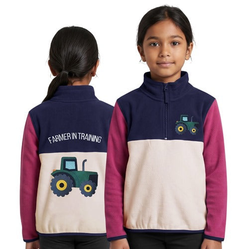 Kids Country Life Fleece Contrast Pullover