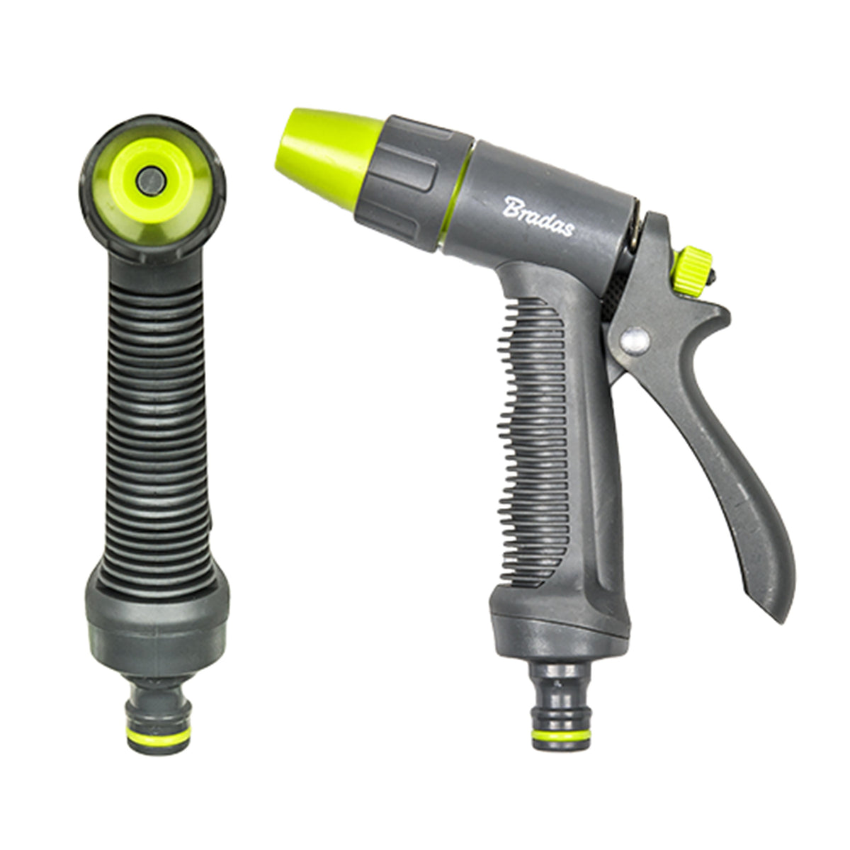 Adjustable Flow Hosepipe Sprayer Grey & Lime