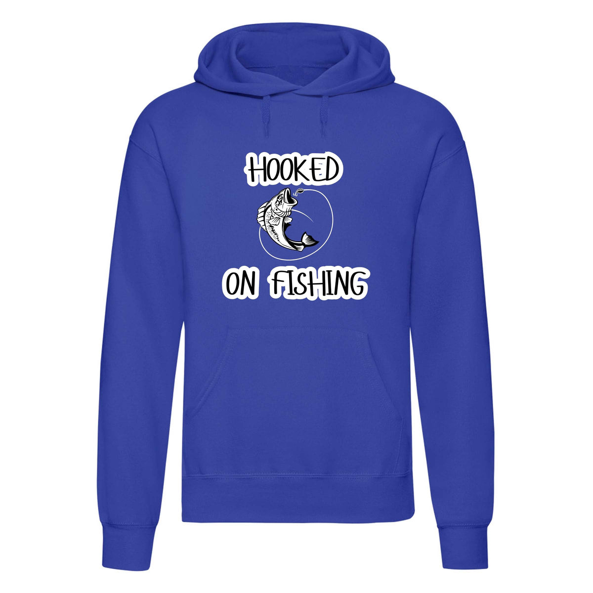 Unisex Fishing Printed Hoodie - 5 colour options