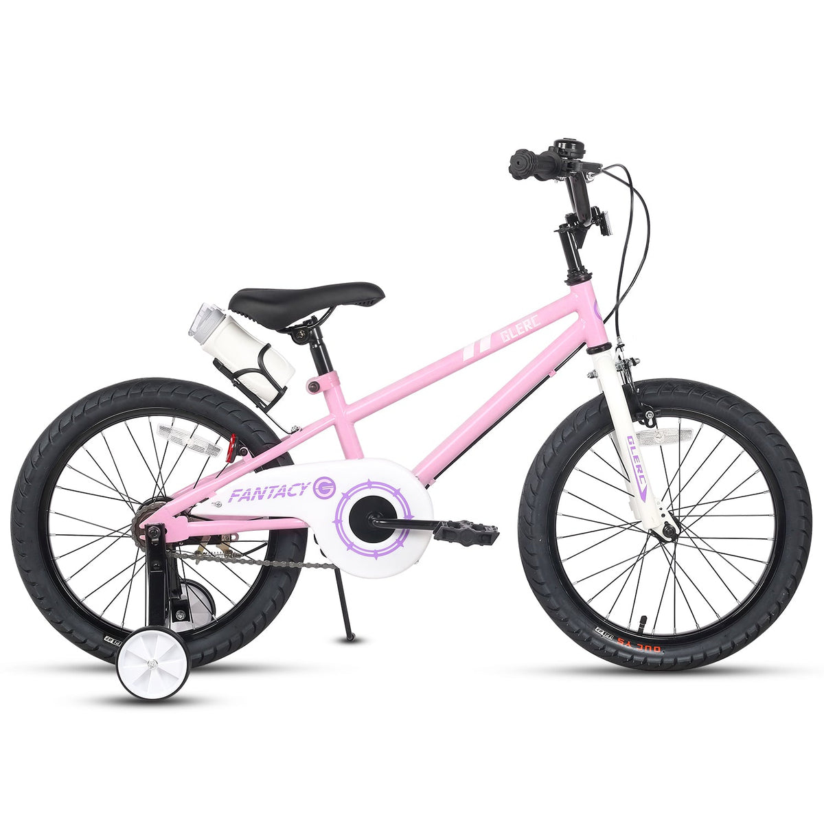 Glerc 18 Inch Kids Bike with Water Bottle - 4 Colour Options
