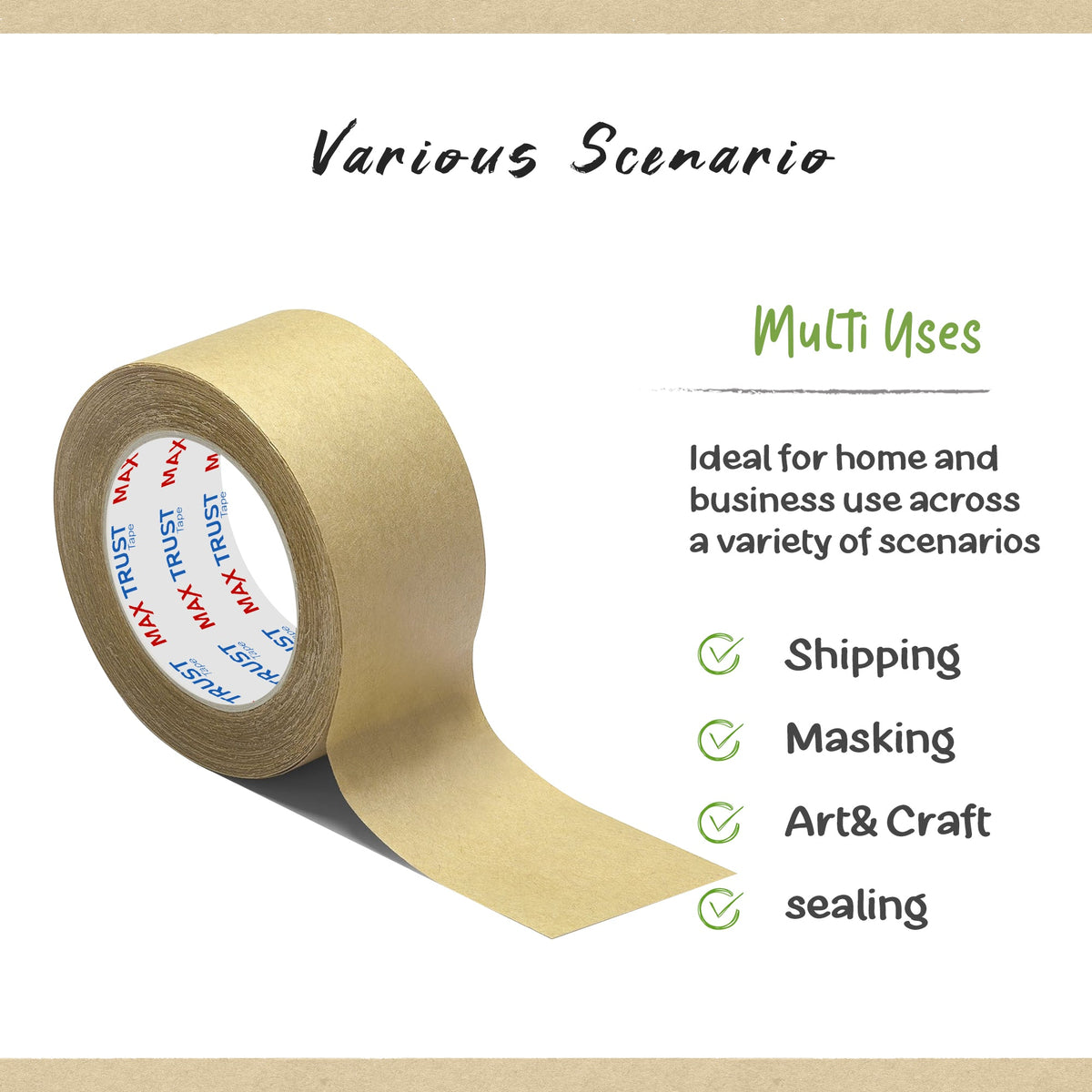 Self-Adhesive Kraft Paper Tape