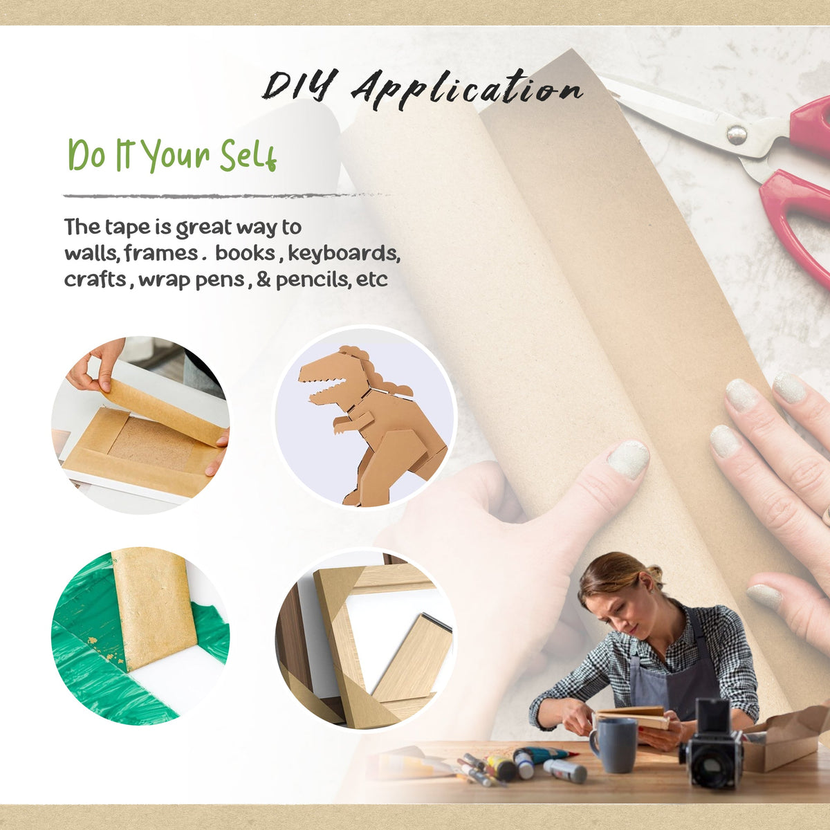 Self-Adhesive Kraft Paper Tape