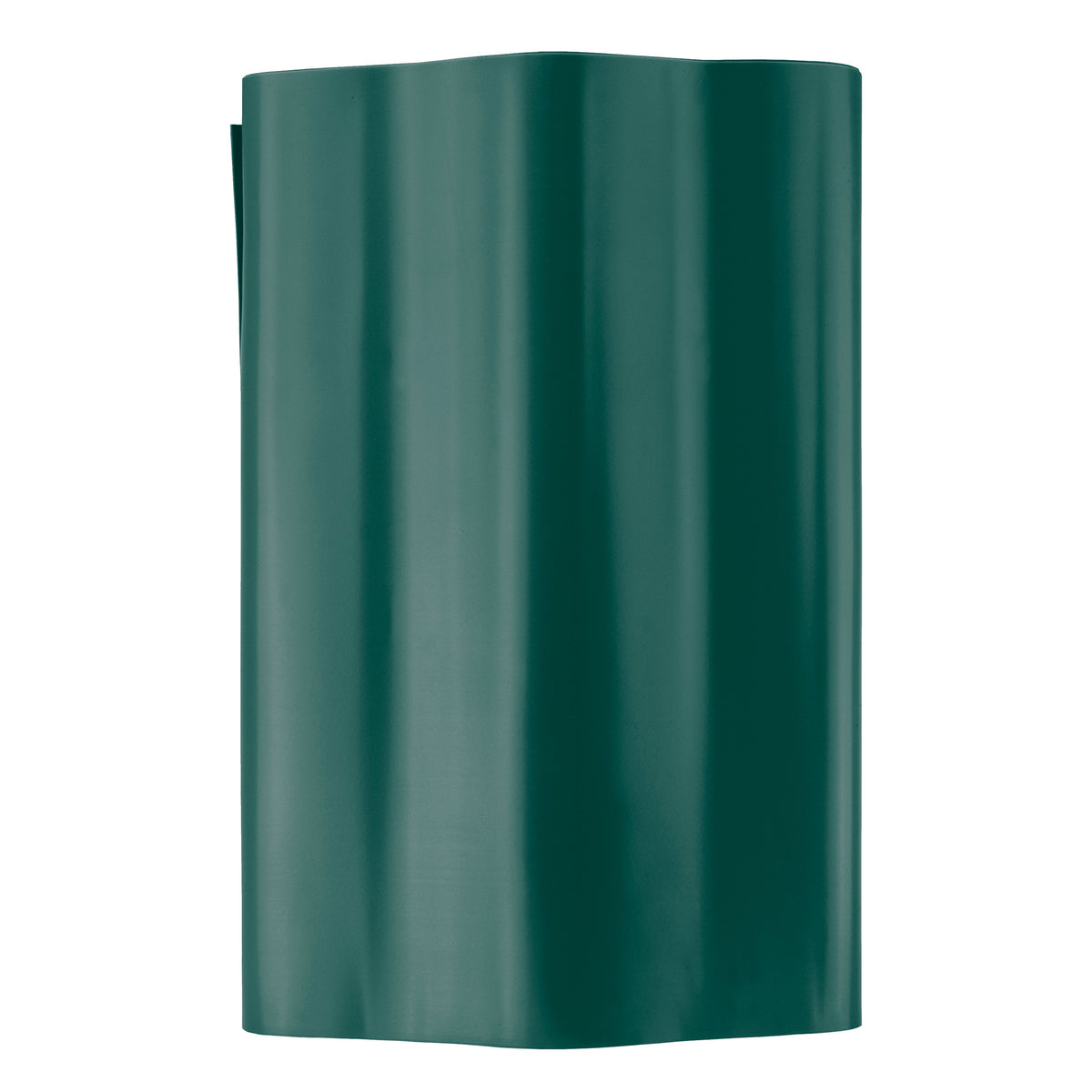 Crinkled Flexible Lawn Edging Green - 25cm Height