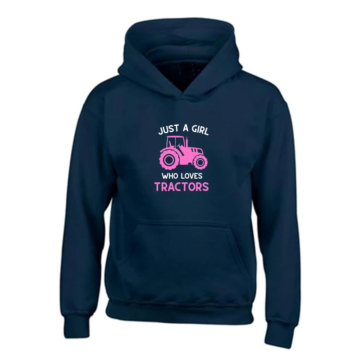 Girls Tractor Hoodie - 5 colours