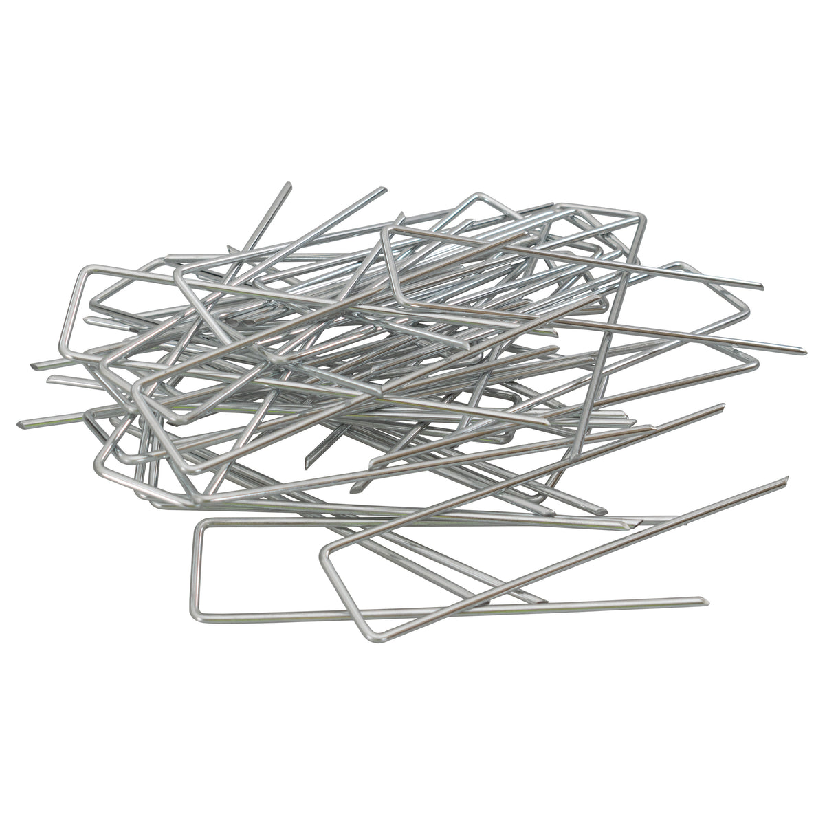 Metal U-Pegs ground stakes Pack of 100