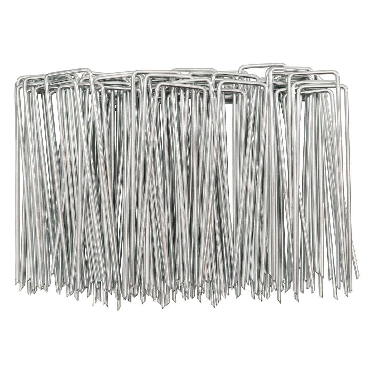 Metal U-Pegs ground stakes Pack of 100