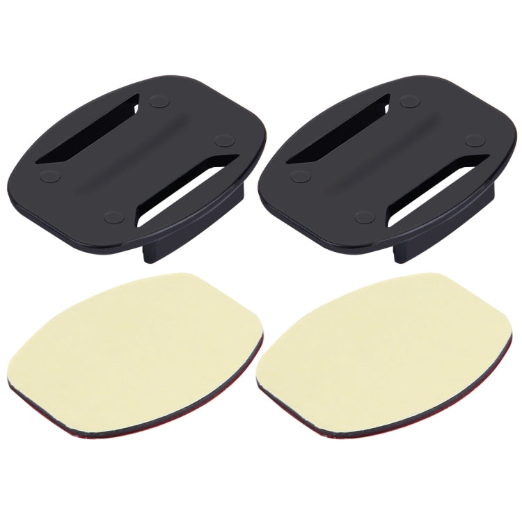 Action Camera Flat Mounts - Pack of 2