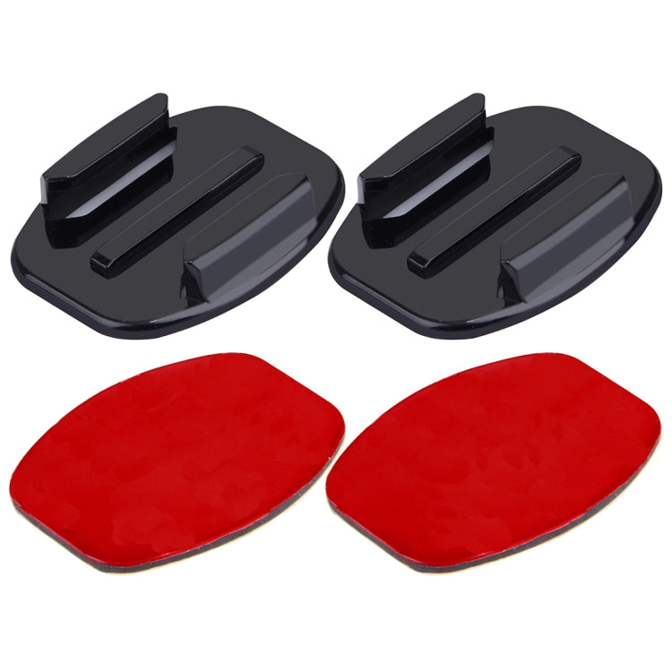 Action Camera Flat Mounts - Pack of 2