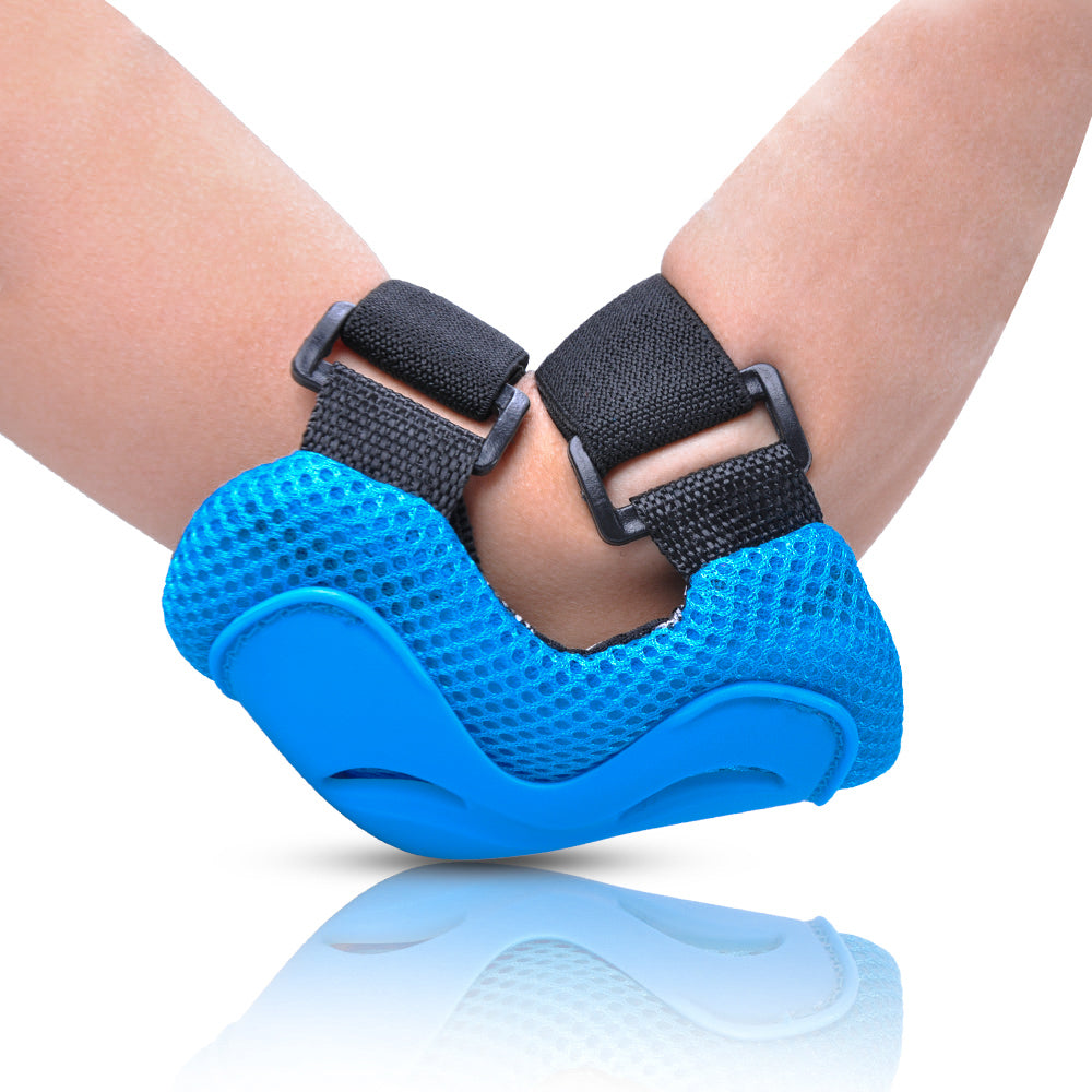 Bright Blue - Kids Protective Gear for Elbows, Knees & Wrists