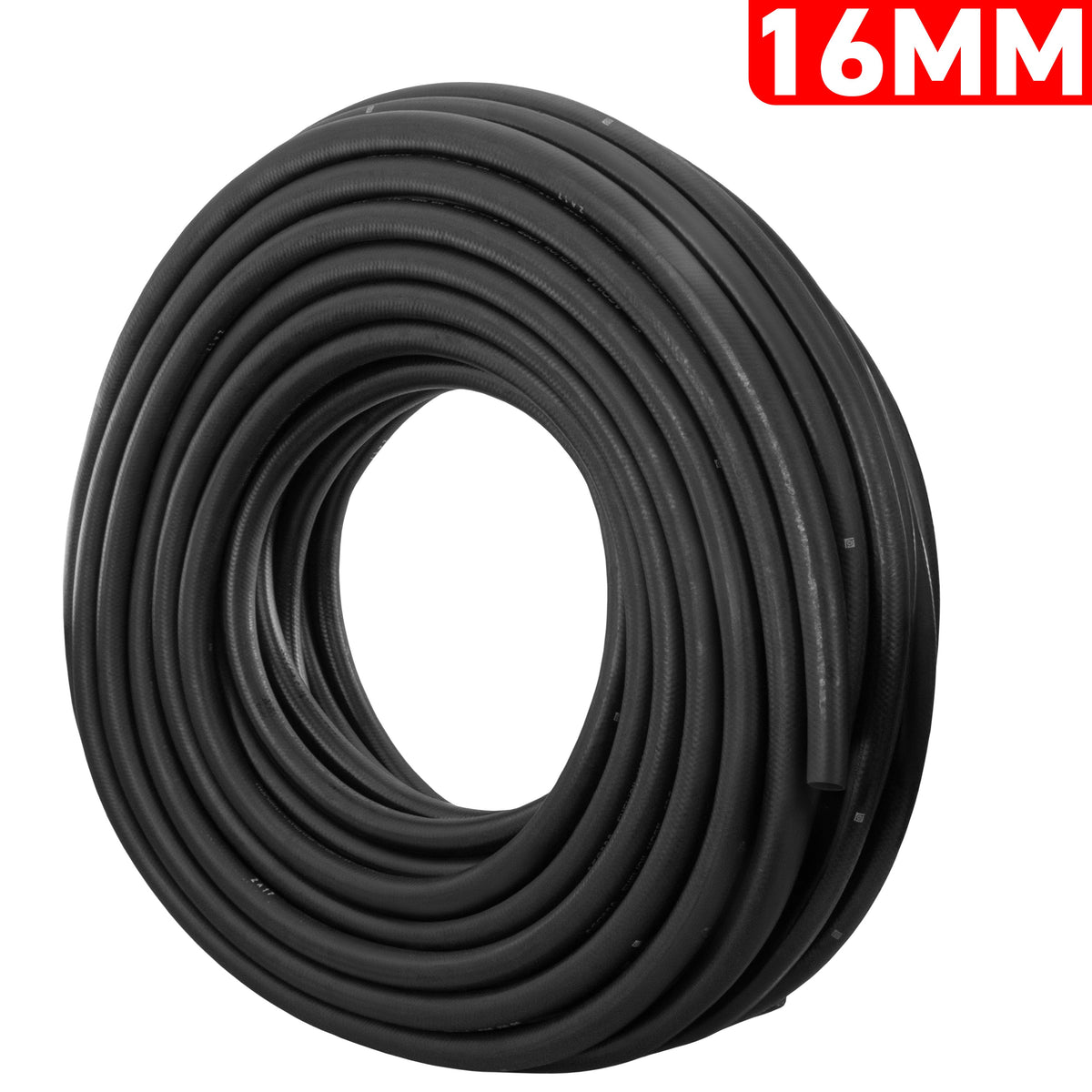 16mm Fuel Hose, SAE J30 R6 Braided Rubber