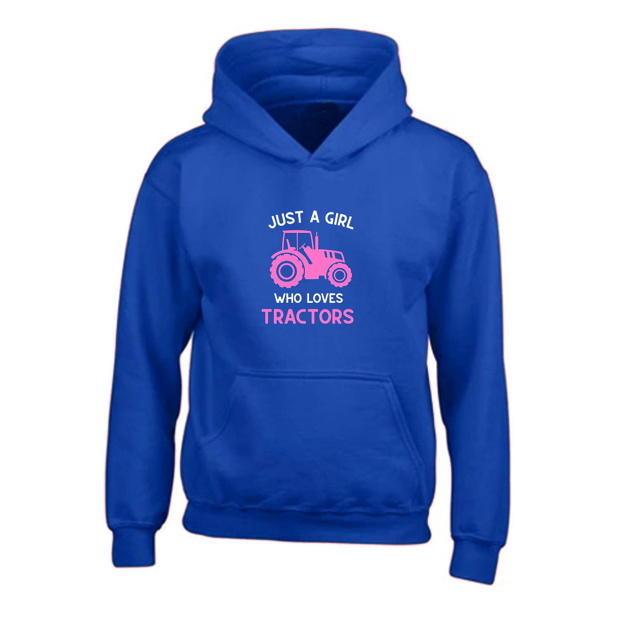 Girls Tractor Hoodie - 5 colours